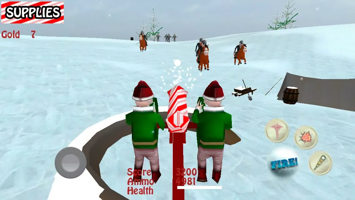 Capturas de tela do Aaargh! Santa vs Zombie Pirates