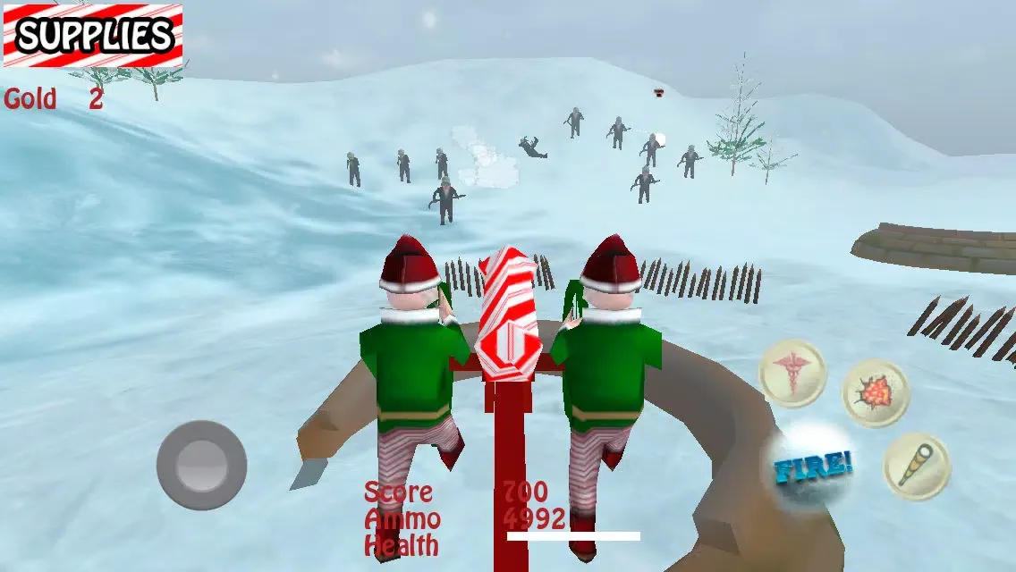 Capturas de tela do Aaargh! Santa vs Zombie Pirates