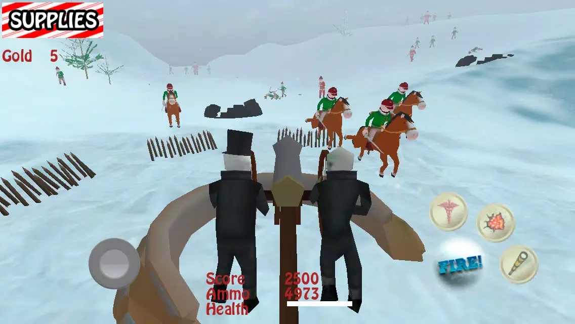 Capturas de tela do Aaargh! Santa vs Zombie Pirates