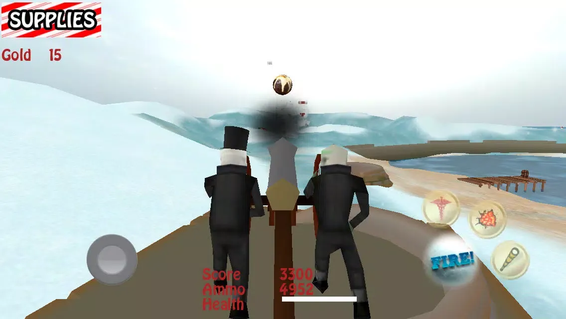 Capturas de tela do Aaargh! Santa vs Zombie Pirates
