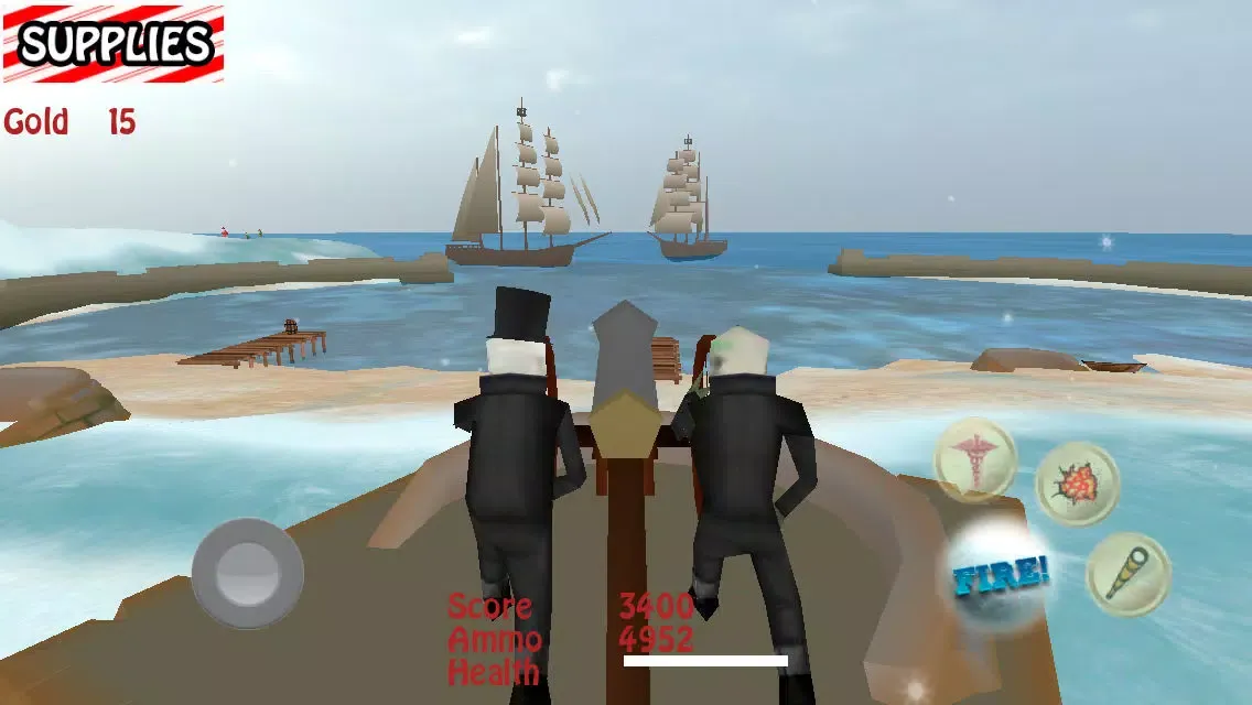 Capturas de tela do Aaargh! Santa vs Zombie Pirates