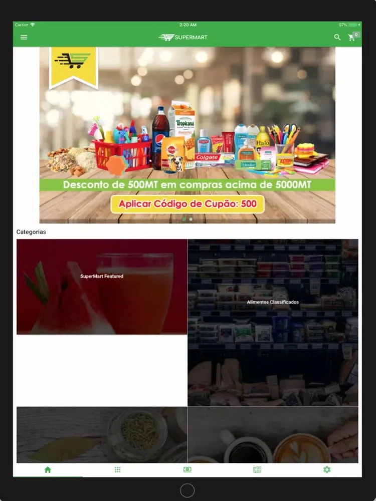 Capturas de pantalla de SuperMart iPad 