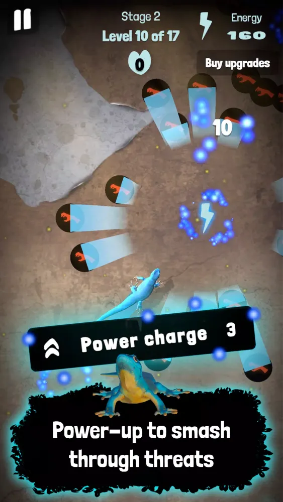 Captures d'écran de Electric Blue: Gecko dash!