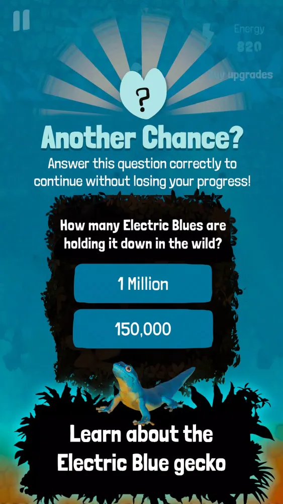 Captures d'écran de Electric Blue: Gecko dash!