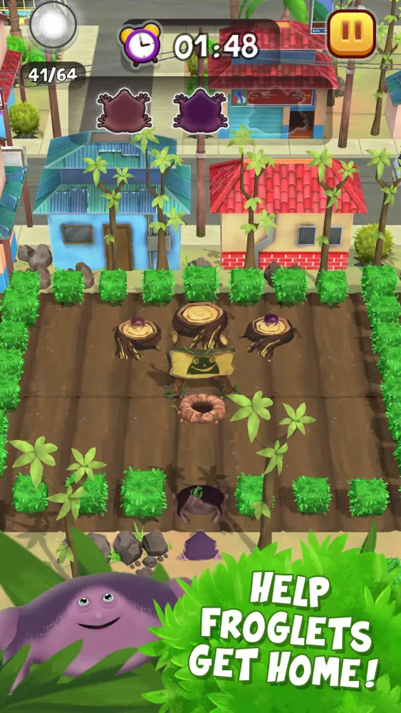 Save the Purple Frog Game Screenshots