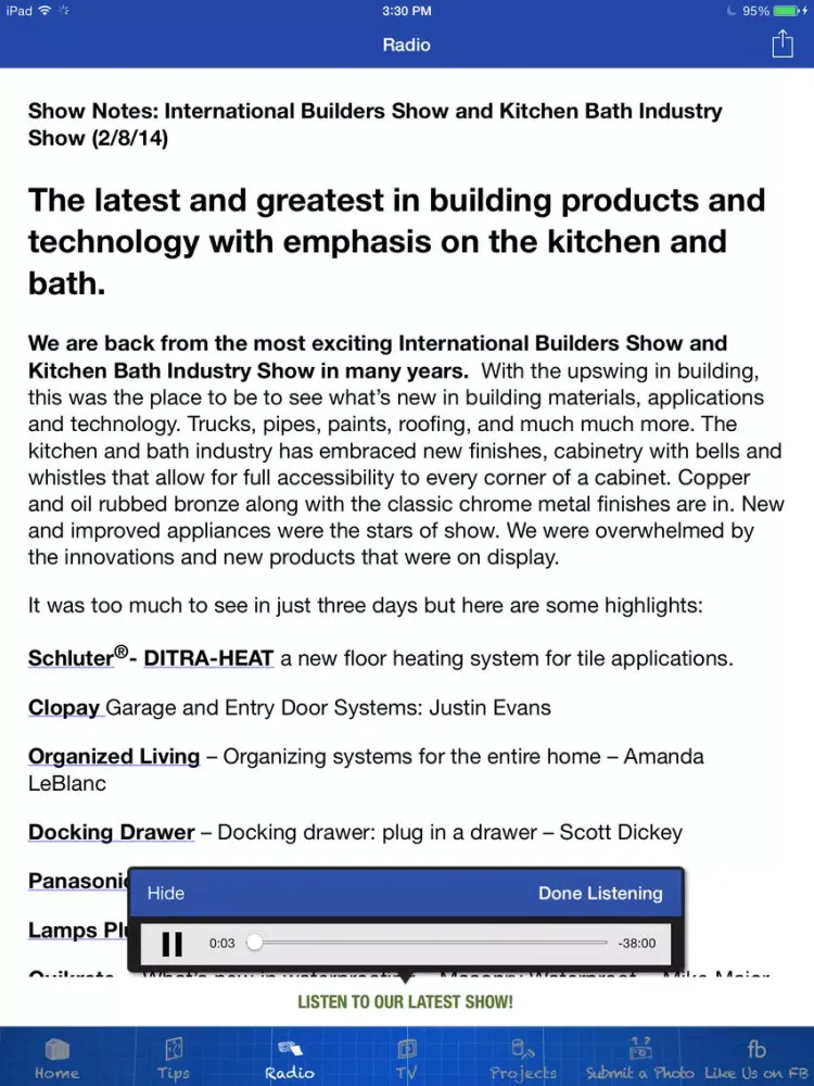 صور On The House – Home Improvement Tips From The Pros iPad 