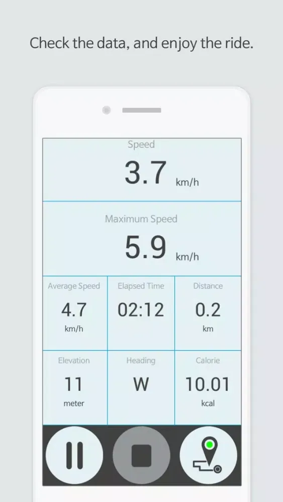 ภาพหน้าจอของ iKelpieTracker - GPS activity tracking