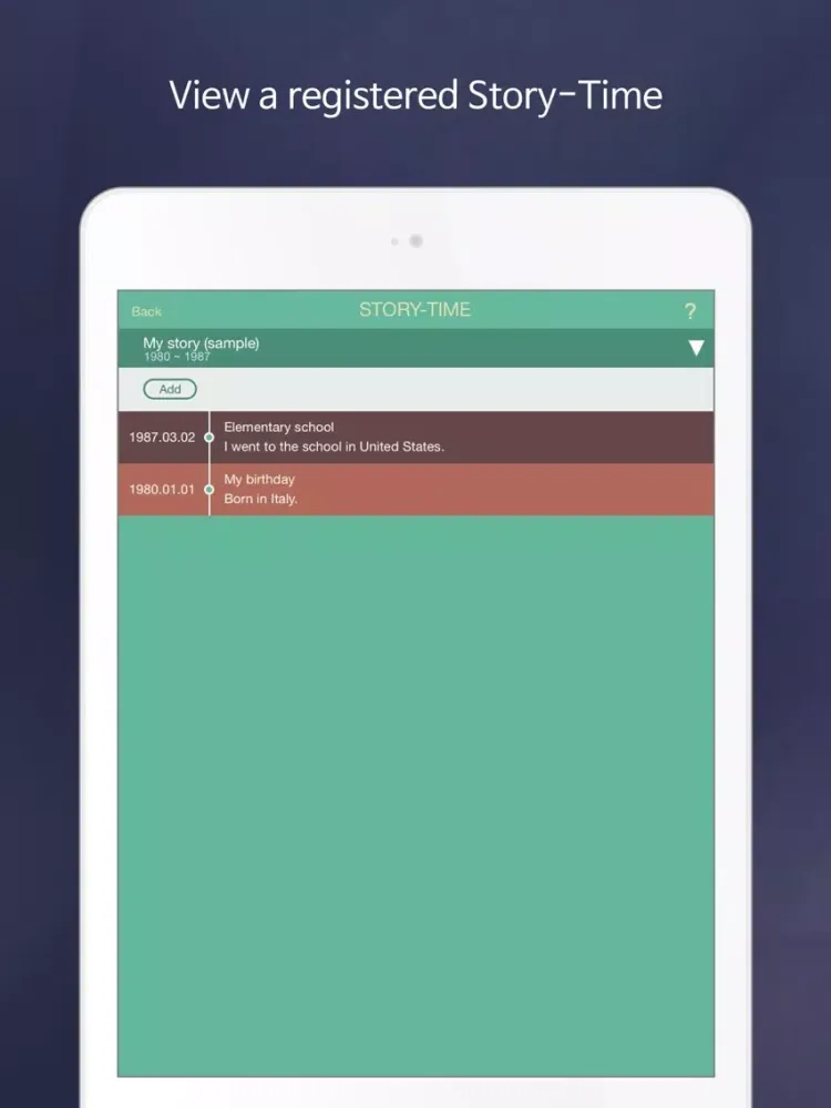 Small Memory - Story-Time iPad  স্ক্রিনশট