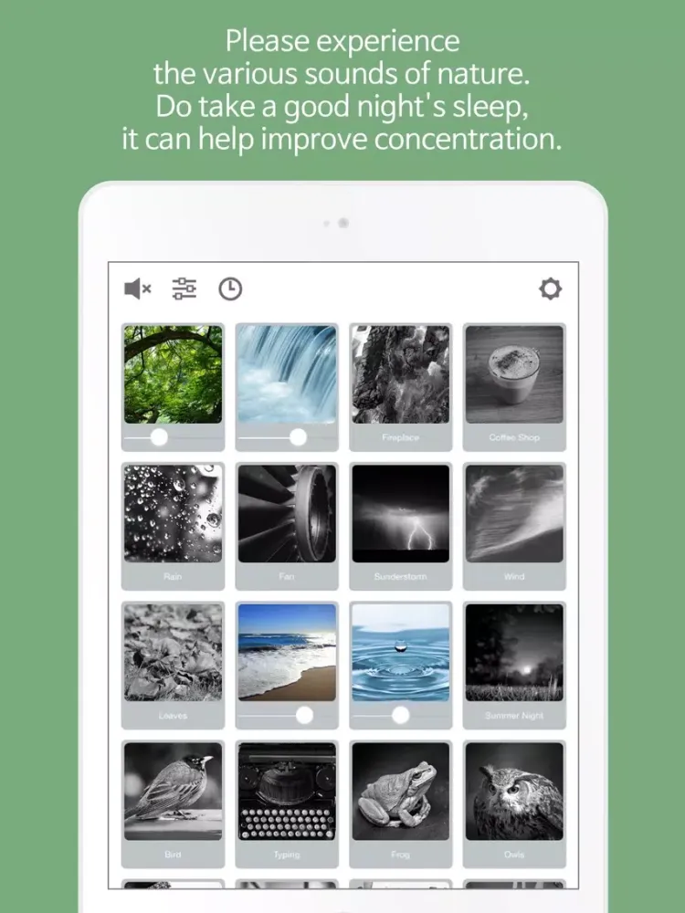 Zrzuty ekranu Sky Sound : White Noise for meditaion iPad 