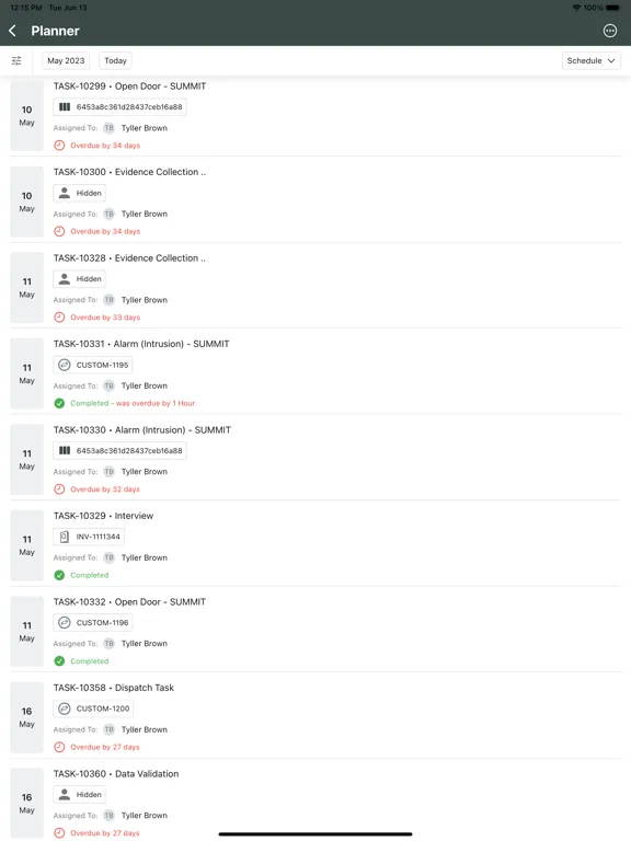Ontic Technologies iPad Screenshots