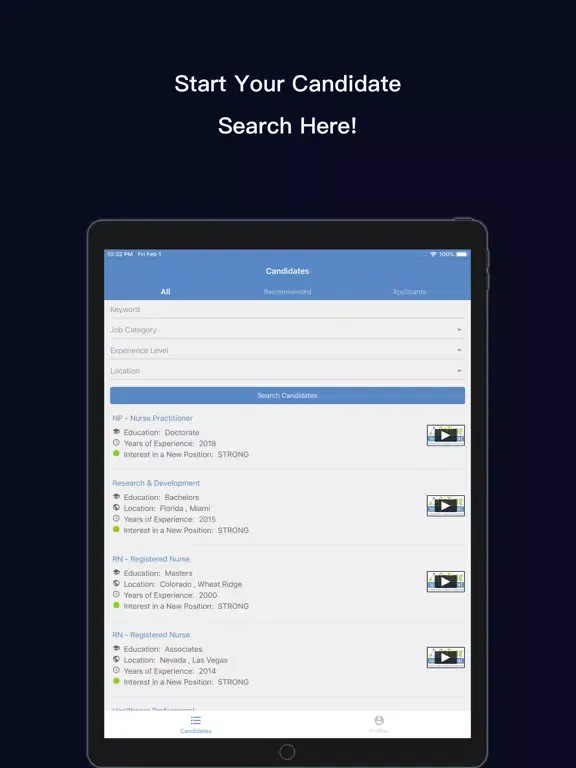 On Time Employers iPad  Screenshots