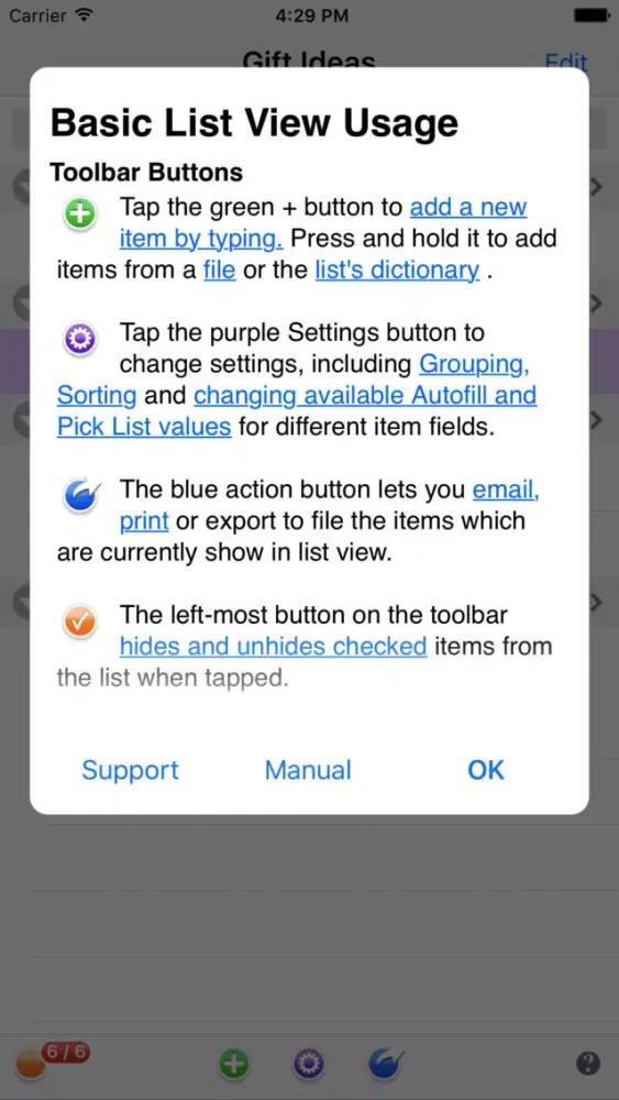 Gifts Gift List應用截圖