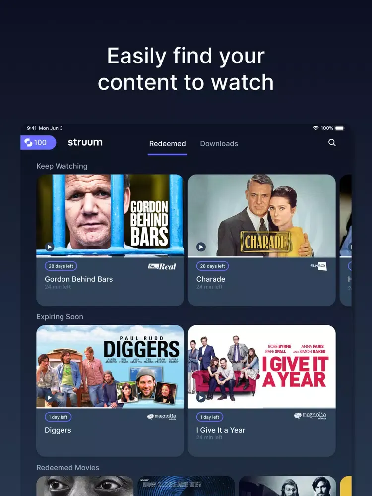 Captures d'écran de Struum: Stream Shows & Movies iPad 