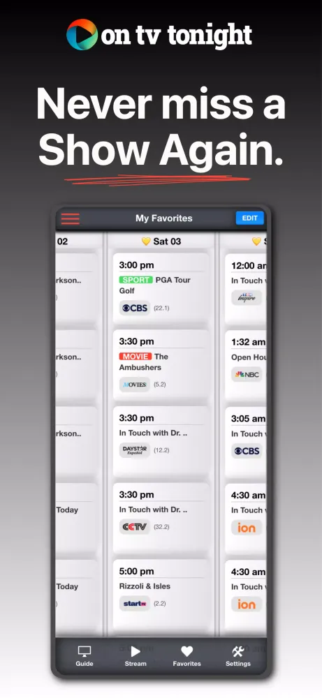 TV & Streaming Guide America 스크린샷