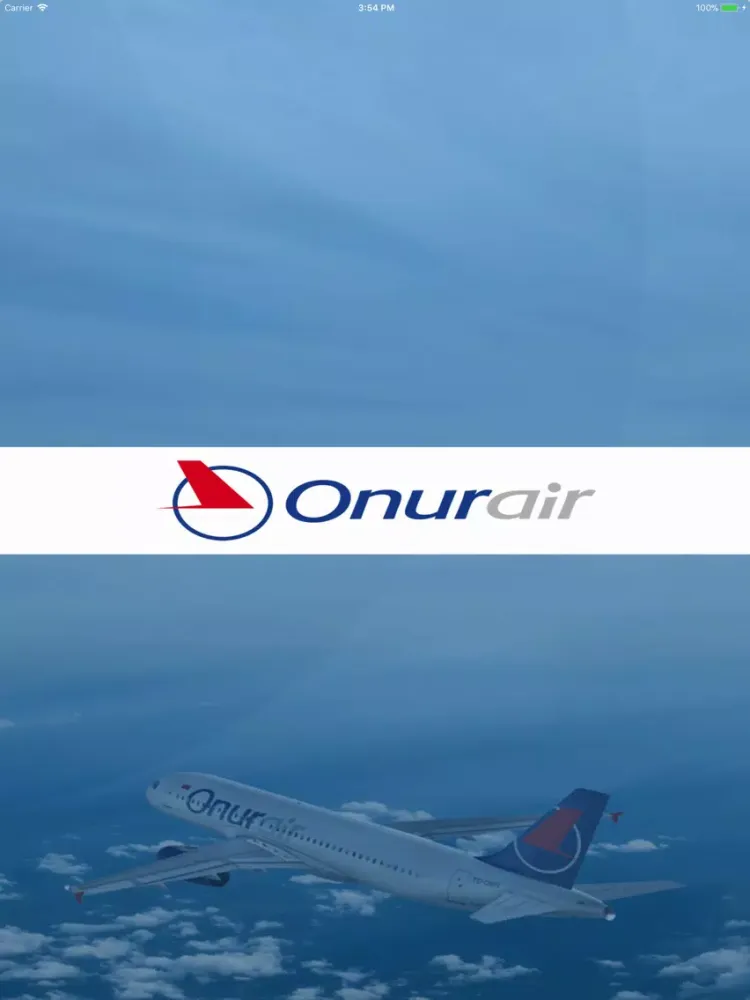 Onur Air iPad  Ekran Görüntüleri