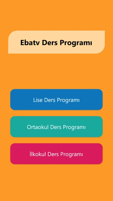 Eba Tv Ders Programı - Canlı 스크린샷