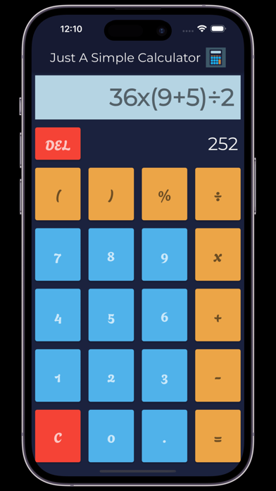 Just a Simple Calculator سکرین شاٹس