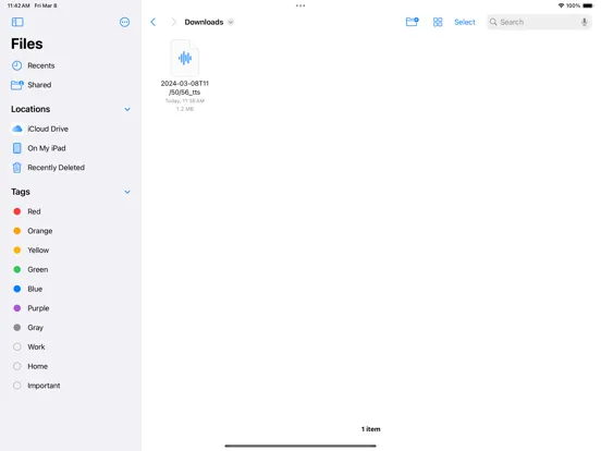 Just a Simple Speech Converter iPad  स्क्रीनशॉट