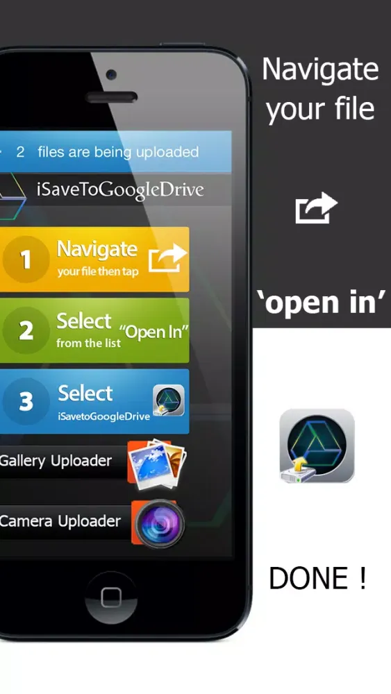 Captures d'écran de iSave for Google Drive