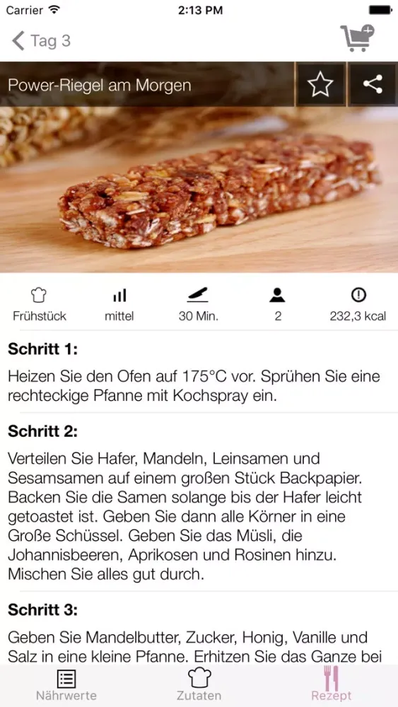 ภาพหน้าจอของ 7 Tage Diät - Rezepte Coach