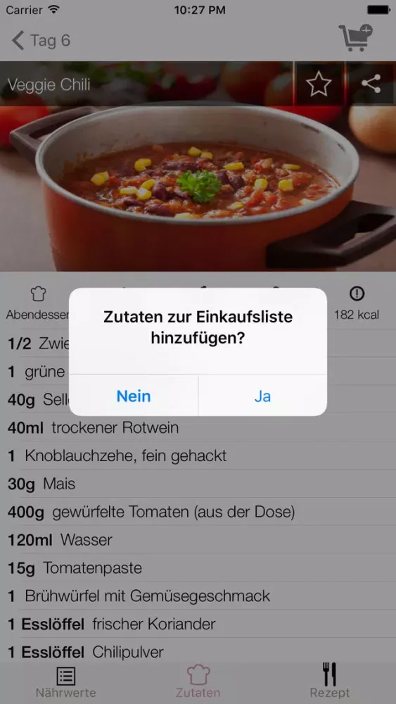 ภาพหน้าจอของ 7 Tage Diät - Rezepte Coach