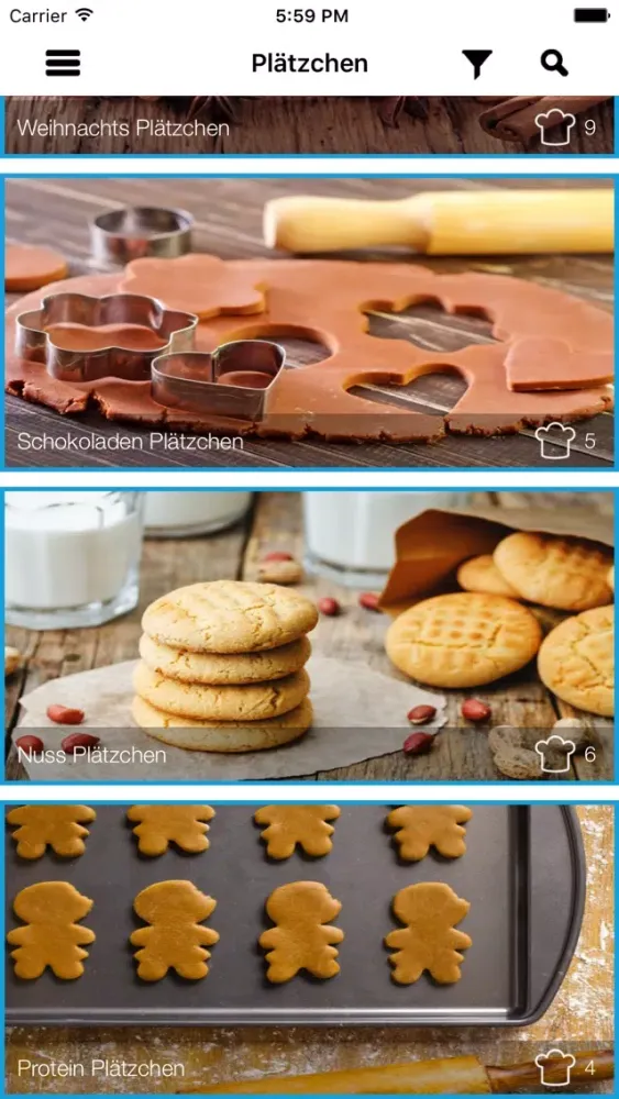 Weihnachtsplätzchen Low Carb - die leckersten Backrezepte Screenshots