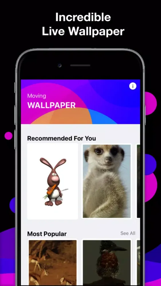 Capturas de tela do Moving Wallpapers Live Photo