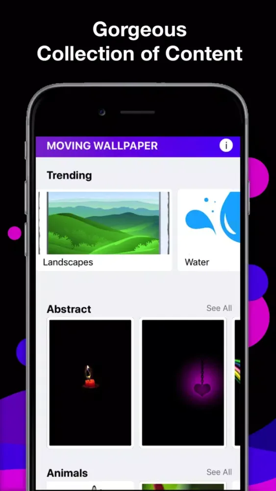 Capturas de tela do Moving Wallpapers Live Photo