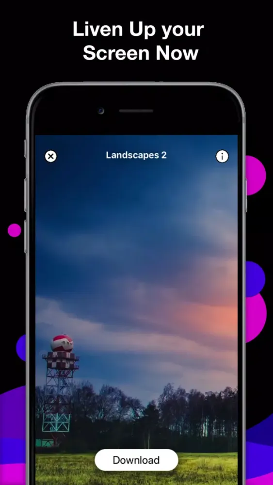Capturas de tela do Moving Wallpapers Live Photo