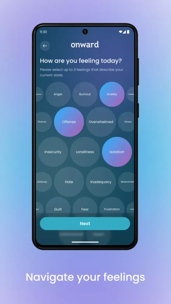ภาพหน้าจอของ Onward: Emotional Support