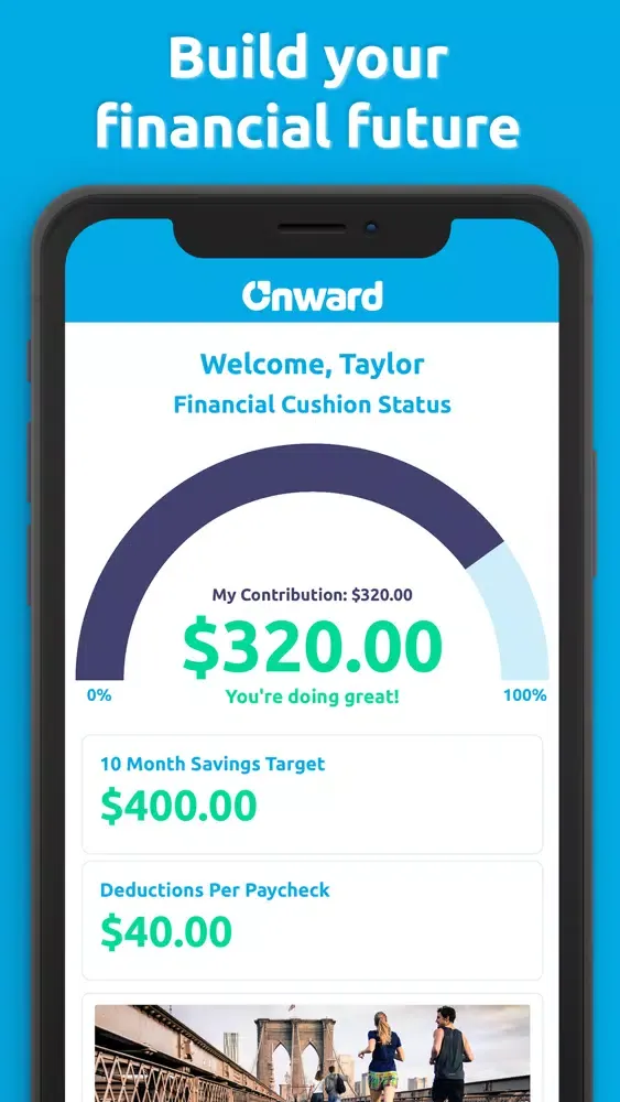 Ảnh chụp màn hình của Onward Financial