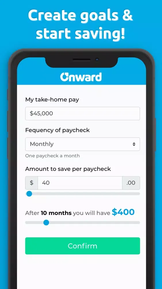 Ảnh chụp màn hình của Onward Financial