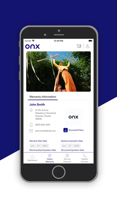ภาพหน้าจอของ Onx Homeowner