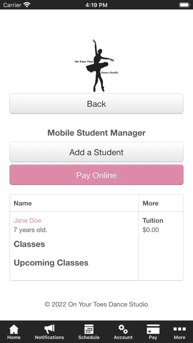 Capturas de pantalla de On Your Toes Dance Studio