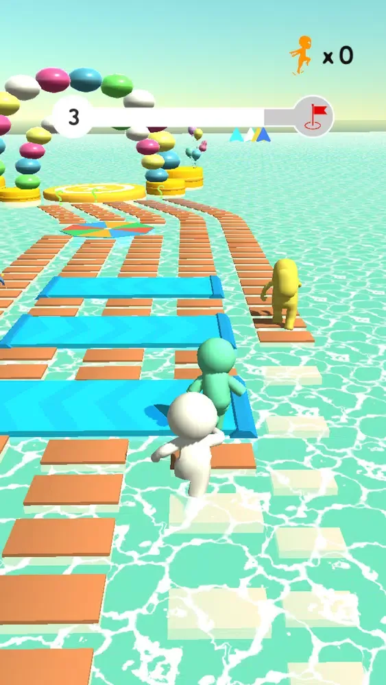 Capturas de tela do Water Run Race