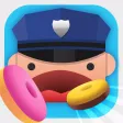Cops and Donuts! Don't block the lines