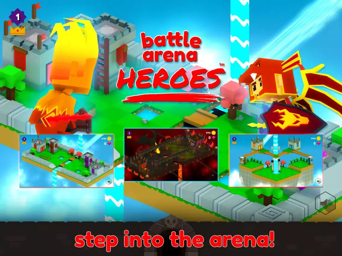 Tangkapan layar Battle Arena Heroes™ iPad 