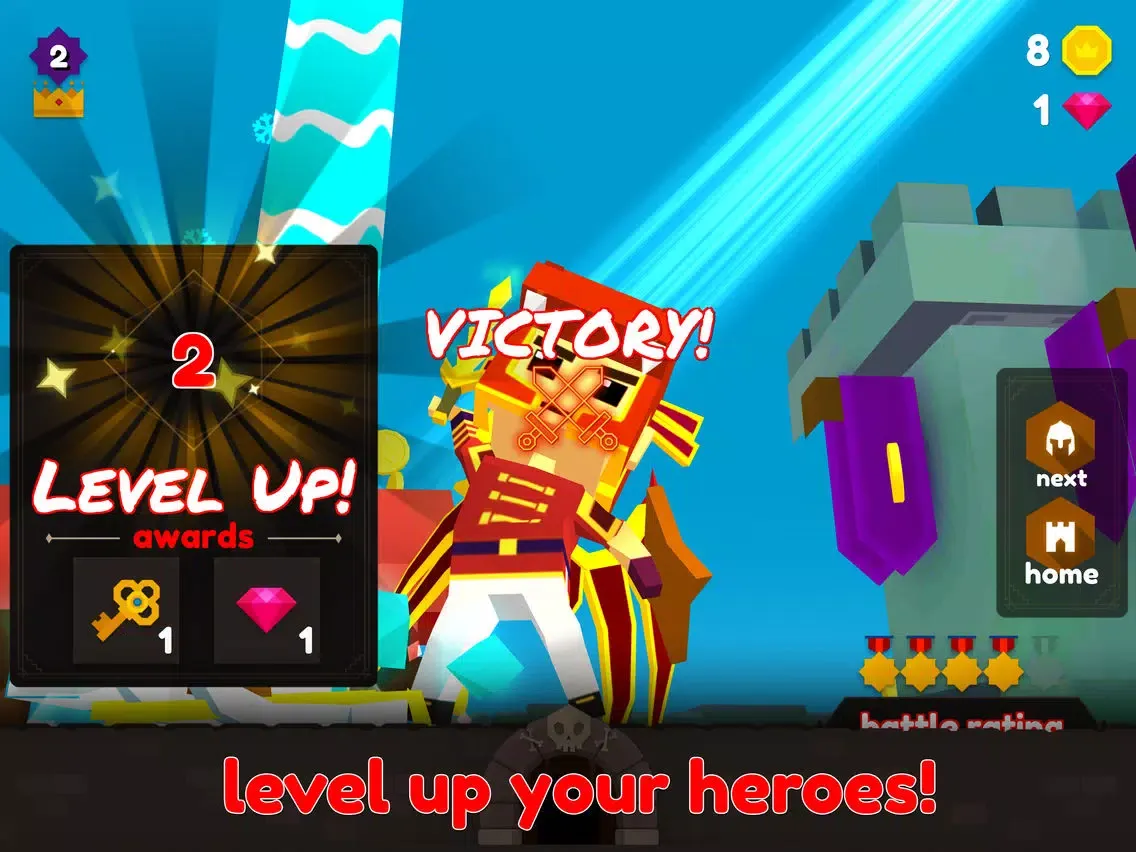 Tangkapan layar Battle Arena Heroes™ iPad 