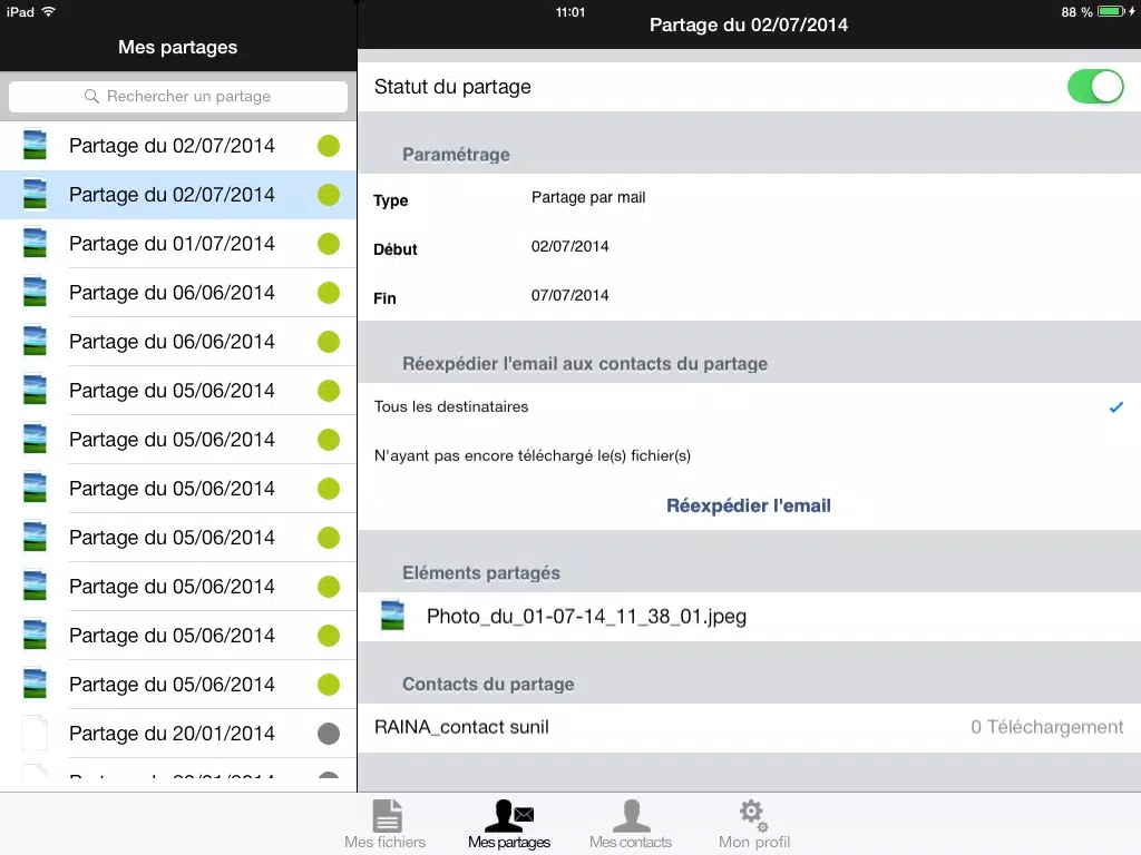 inFormation iPad  سکرین شاٹس