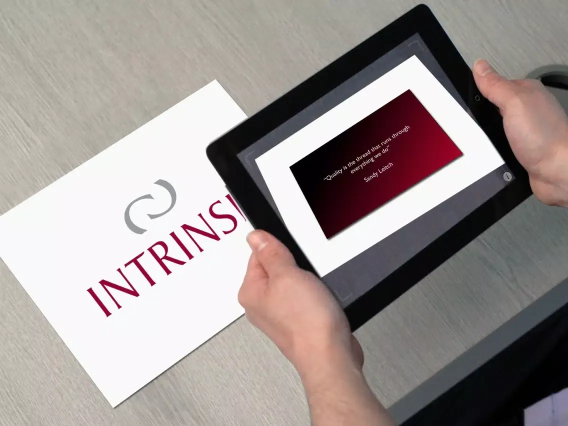 Tangkapan skrin Intrinsic AR iPad 