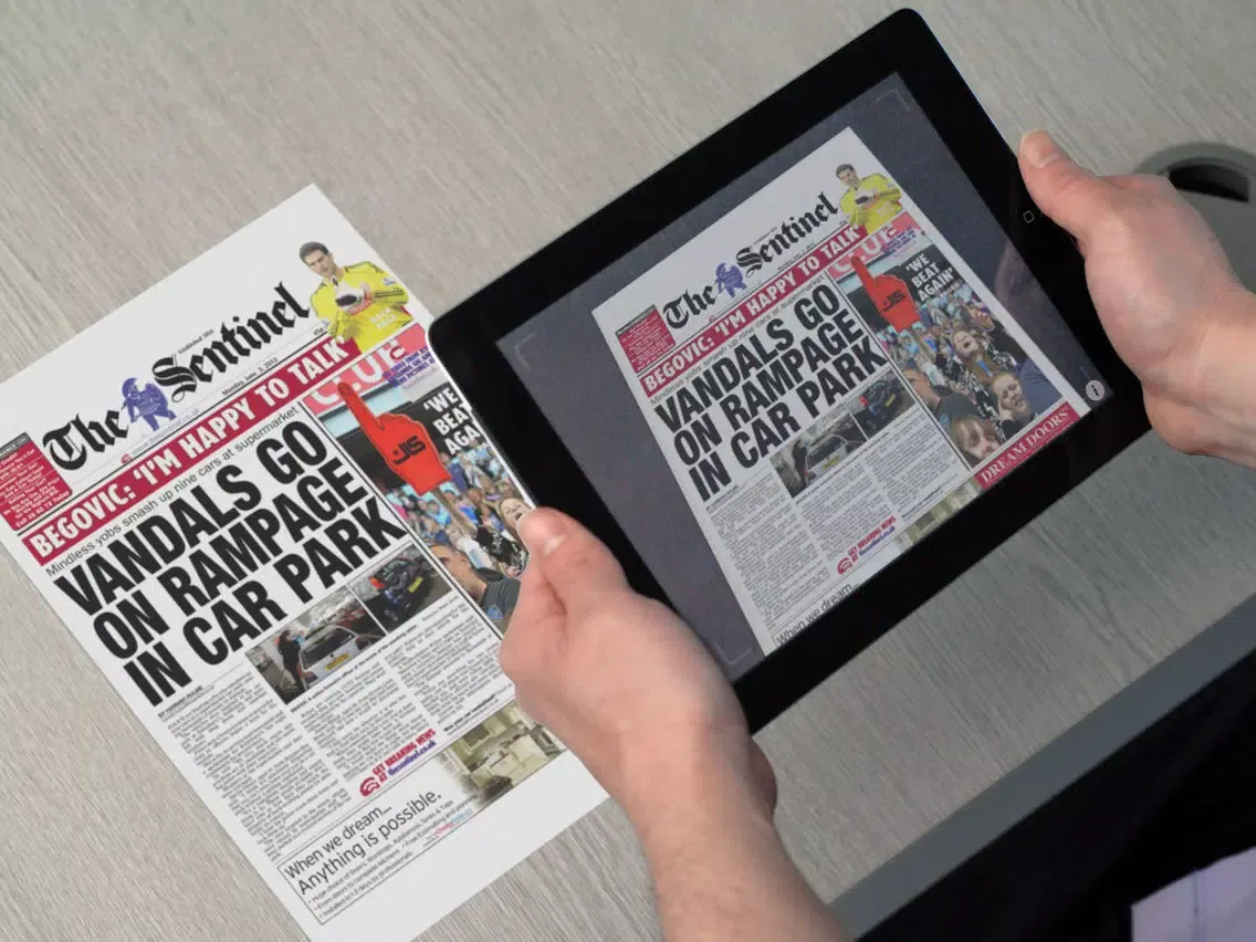 Sentinel AR iPad 应用截图