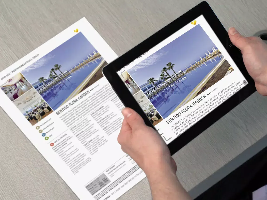 Thomas Cook AR iPad  스크린샷