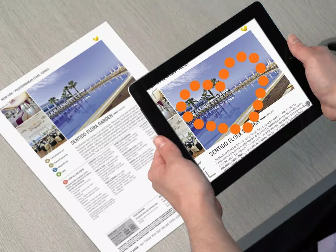 Thomas Cook AR iPad  스크린샷
