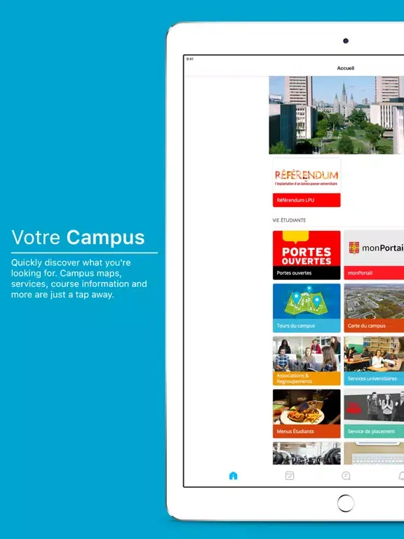 Скриншоты CADEUL campus Université Laval iPad 