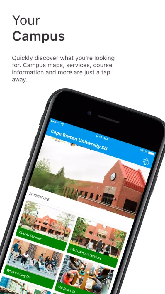 Screenshot di Cape Breton University SU