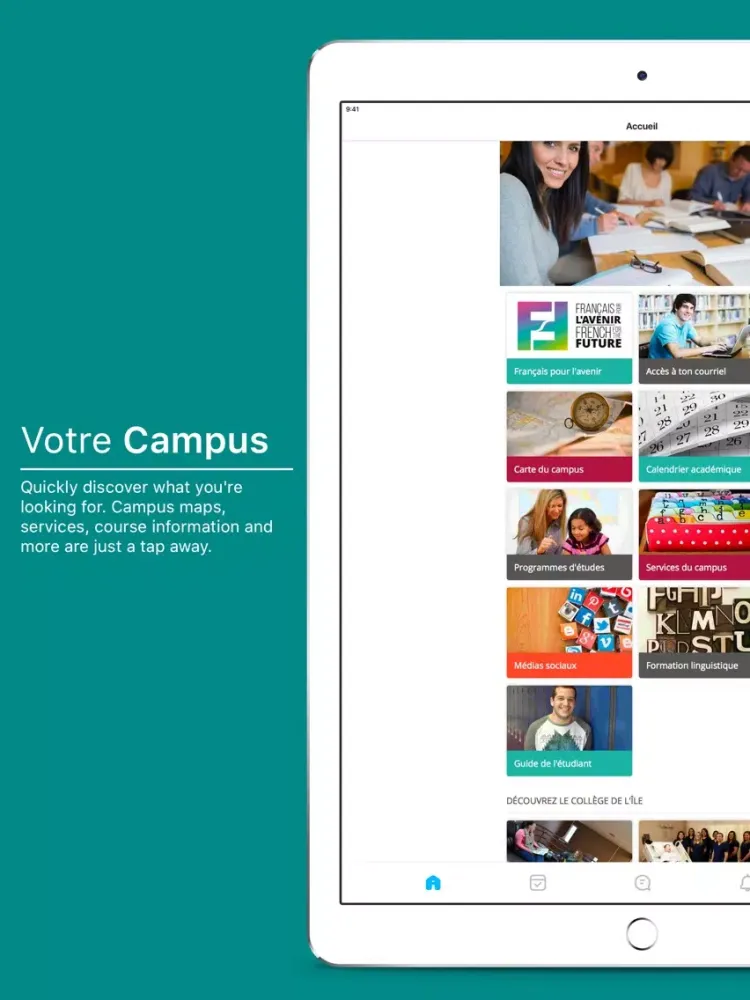 Collège de l'Île iPad  Screenshots