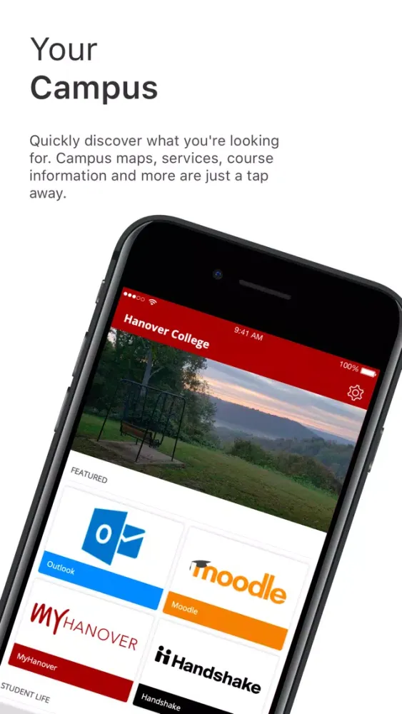 Hanover College App Screenshots