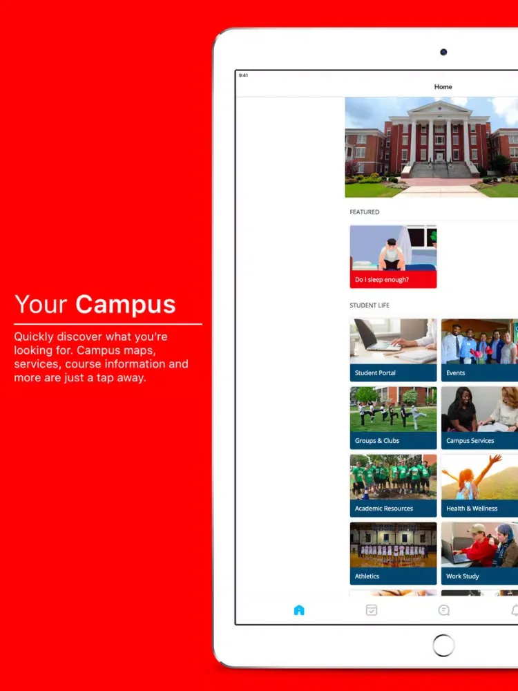 Capturas de pantalla de Louisburg College iPad 