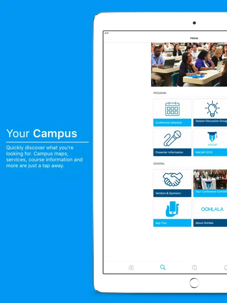 تصاویر NALSAP 2019 Conference App iPad 