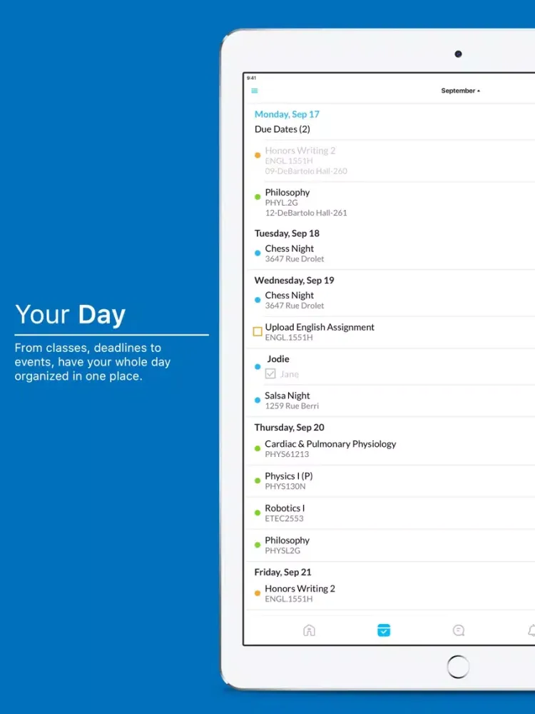 North West College iPad  Screenshots